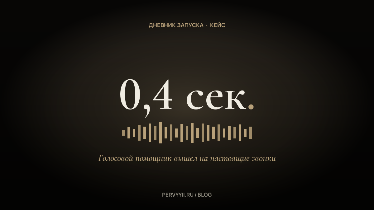 Голосовой ИИ-помощник отвечает на пропущенные звонки настоящего производства